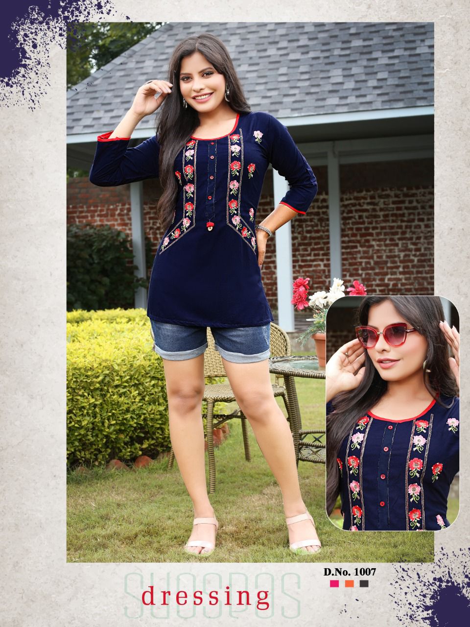 Beauty Queen Honey 2 Rayon Designer Fancy Wear Western Top Collection